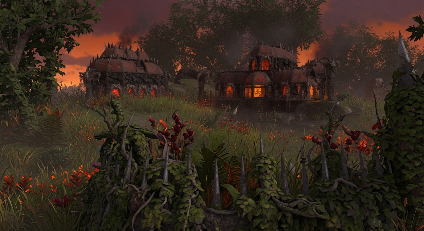 Orc Starter Town on the Unclaimed Isle